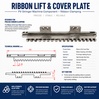 Plaque de levage 050E compatible avec bloc d'alignement de ruban multi-busbar, pièces de rechange pour connecteur photovoltaïque