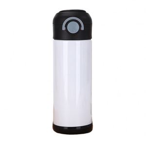 Botella de Agua Portátil con Aislamiento al Vacío de Doble Pared, Tapa de Domo de Acero Inoxidable, 350 ml, 12 oz, para Estudiantes, Sublimable - Product Image 1