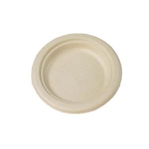 Venta Directa de Fábrica, Platos Desechables de Bagazo de Caña de Azúcar 100% Biodegradables y Compostables de 7 Pulgadas, Venta al Por Mayor - Product Image 2