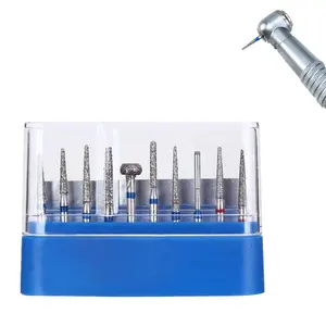 Dental Diamond Burs Set For handpiece Ceramics Composite Polishing Repair Kit Dentist Equipment