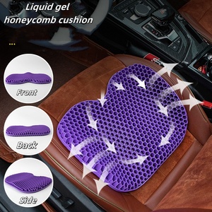 Fourniture directe <span class=keywords><strong>d</strong></span>'usine confort doux refroidissement ergonomique soutien antidérapant maille Portable Gel amélioré <span class=keywords><strong>coussin</strong></span> de Gel pour les conducteurs - Product Image 2