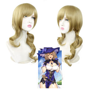 Anime FIESTA DE Halloween disfraces juego Genshin impacto bruja de rosa púrpura <span class=keywords><strong>Lisa</strong></span> Minz Cosplay disfraz con sombrero - Product Image 5