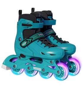 Patins à roulettes ajustables pour filles débutantes Jumon, mignons, violets et roses, roulements ABEC-7, roues 80A, cadre en deux parties pour enfants - Product Image 6