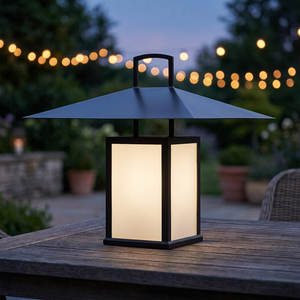 Lámpara Solar LED para Exteriores, Gran Tamaño, Cuerpo de Hierro, Impermeable IP65, Luz de Jardín 2700K Blanco Cálido, Independiente - Product Image 3