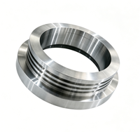 Service de fraisage de grandes brides robustes |   Bride en acier forgé CNC OEM pour les secteurs minier, cimentier et des systèmes sous pression