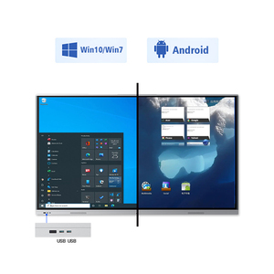 100-inch tương tác LCD kỹ thuật số bảng trắng Board thông minh Class thông minh dấu vết cho trong nhà giáo dục sử dụng - Product Image 2