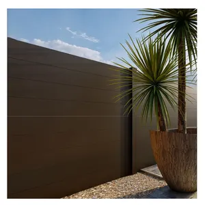 China Supplier Hot Sale Outdoor Garden Metal Privacy Aluminium Slat Fence Panels for Villa Yard
