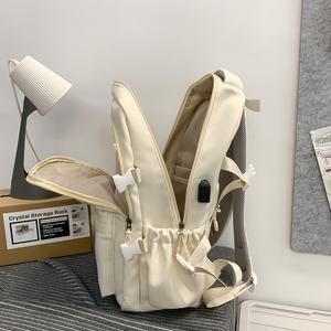 Sac à dos pour ordinateur portable à motif de bonbons imperméable personnalisable en gros DZ pour les étudiants et les adolescents - Sac d'école de grande capacité - Product Image 5