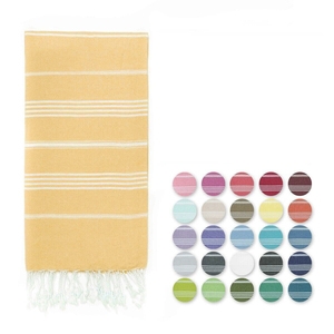 Fábrica de toallas de <span class=keywords><strong>playa</strong></span> amarillas turcas, toallas de <span class=keywords><strong>playa</strong></span> portátiles personalizadas, Turquía, Hammam, Peshtemal, venta al por mayor, Pestemal Fouta Sarong - Product Image 1