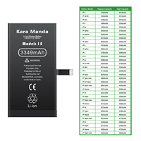 Batterie au lithium rechargeable de qualité supérieure 5000 mAh, remplacement pour téléphones mobiles modèles 6-16 Pro Max SE, certifiée CE RoHS, noire, vente en gros