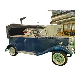 Factory Sightseeing Electric Classic Vintage <b>Bus</b> with Steel Structure Frame and Customized Color - Product Image 5