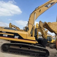 Excavatrice Caterpillar 325B d'occasion de haute qualité, engin de terrassement, excavatrice Cat 325B 320B 330B prête à l'emploi