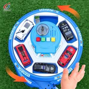 Ensemble de construction en métal moulé sous pression, <span class=keywords><strong>parking</strong></span> en spirale DIY, <span class=keywords><strong>garage</strong></span> de stationnement, ensemble de jouets de voiture, ensemble de jeu de stationnement de voiture en alliage de métal de la police - Product Image 3