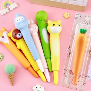 批发创意可爱减压软缓回弹减压笔卡通中性笔学生文具 - Product Image 3