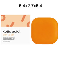 Sabun asam Kojic buatan tangan padat untuk dewasa pemutih antiseptik perawatan kulit antijerawat dengan madu aroma Lemon penggunaan rumah Hotel Spa