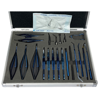 Ensemble de micro-instruments SY-VX02 pour la chirurgie d'implantation de cataractes et de lentilles intraoculaires pour animaux