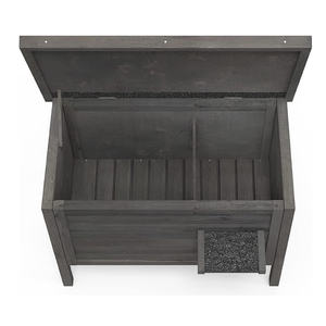 2025 יוקרה בגודל גדול חיצונית לחתולים עץ מלא עם קצף הבית חם עבור חתולים מרובים - Product Image 4