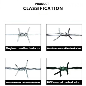 <span class=keywords><strong>Fil</strong></span> <span class=keywords><strong>de</strong></span> fer barbelé en acier galvanisé à chaud recouvert <span class=keywords><strong>de</strong></span> PVC, en <span class=keywords><strong>bobine</strong></span>, avec fonction anti-escalade, <span class=keywords><strong>pour</strong></span> clôture <span class=keywords><strong>de</strong></span> chantier, 6 pieds - Product Image 6