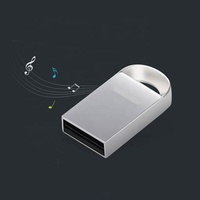 Livraison gratuite en métal super mini clé usb 32 go usb lecteur flash 16gb petit usb 2.0 bâton avec clé bague 64 go 128gb clé usb