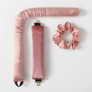 U Shape Fabric Hair Styling <b>Tool</b> Double <b>Hook</b> Curling Headband For Lazy Person Sleep Hair Care - Product Image 4