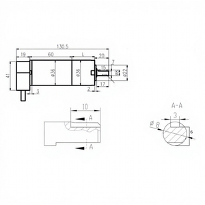 Motorreductor planetario WeiDe con eje cepillado de 36 mm de diámetro y 10 kg para piezas de maquinaria de construcción - Product Image 1
