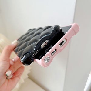 Ins Fresh Candy Color Grid Down Jackets Design 3D the Puffer Cover para Samsung Galaxy S22 <span class=keywords><strong>Funda</strong></span> ultra a prueba de golpes para <span class=keywords><strong>S21</strong></span> <span class=keywords><strong>Plus</strong></span> - Product Image 6