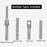 Capteur de température étanche en acier inoxydable de type K, J, PTC, thermistance, thermocouple, haute stabilité, classe A, RTD PT100 PT1000