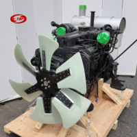 Ensemble moteur diesel remanufacturé à 24 soupapes pour excavatrice Komatsu, remplacement du moteur Cummins, pièces d'équipement lourd
