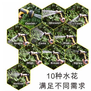Herramienta de Jardinería con 10 Modos de Rociado para Uso en Exteriores, Mango Cómodo, Flujo de Agua Personalizable, Uso Doméstico para Lavado de Autos - Product Image 6
