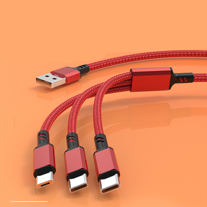 Yüksek kalite 3 in 1 5a hızlı şarj kabloları <span class=keywords><strong>usb</strong></span> şarj kablo <span class=keywords><strong>usb</strong></span> naylon veri kablosu teller tüm cep telefonları için - Product Image 5