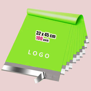 Bolsas de mensajería impermeables verdes al por mayor, 32x45cm, 100 unidades, bolsas de logística autoadhesivas personalizadas y gruesas para ropa exterior y almohadas - Product Image 1