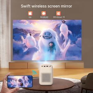 Tất cả-trong-một chống bụi tự động lấy nét bản địa 1080P 400ANSI lumen 4K Android thông minh BT WIFI kép 3W loa rạp hát tại nhà <span class=keywords><strong>LCD</strong></span> chiếu - Product Image 3