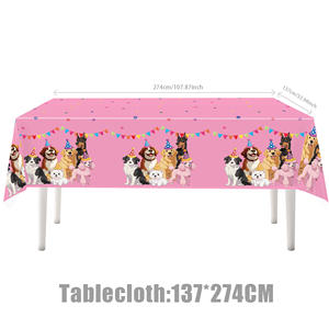 Paquete de Artículos Desechables Ecológicos para Fiesta de Halloween: Platos, Vasos, Servilletas, Mantel, Cuchara, Cuchillo (Corgi, Husky, <span class=keywords><strong>Poodle</strong></span>, <span class=keywords><strong>Beagle</strong></span>) - Product Image 6