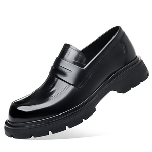 New Model Leather Business Casual Shoes Leather Soft Sole Shoes One-piece Breathable Leather Shoes Wedding Shoes - Product Image 4