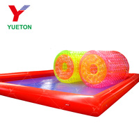 Grand rouleau gonflable extérieur pour enfants et adultes Rouleau jouet aquatique pour le plaisir Équipement d'amusement haut de gamme pour les activités nautiques