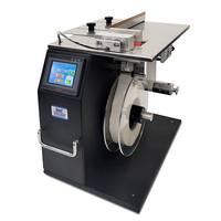 BSC-F601 machine d'étiquetage d'angle de bureau boîte semi-automatique carton coin autocollant applicateur d'étiquettes coin scellage étiqueteuse