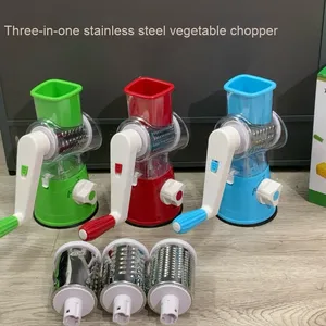 เครื่องหั่นผักดรัมอเนกประสงค์ในครัวเครื่องหั่นมันฝรั่งชีส - Product Image 2