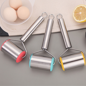 Venta al por mayor de utensilios de cocina de metal en forma de <span class=keywords><strong>Y</strong></span> pequeño rodillo antiadherente de acero inoxidable <span class=keywords><strong>Pasta</strong></span> Galletas Masa Pastelería <span class=keywords><strong>Pizza</strong></span> Rodillo - Product Image 4