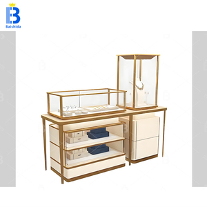 Hiện đại sang trọng nội thất phòng trưng bày thiết kế cho đồ trang sức mới Cửa hàng bán lẻ đồ trang sức mới nhất hiển thị tùy chỉnh trang trí bố trí - Product Image 2