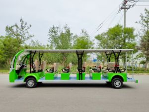 Navette électrique touristique personnalisée à toit ouvert pour 20 passagers, navette électrique d'aéroport - Product Image 3