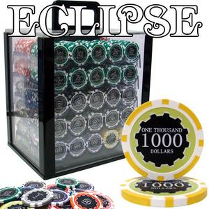 Jetons de poker Eclipse 1000 avec support en acrylique Jetons et plateau de haute qualité-Shopify - Product Image 6