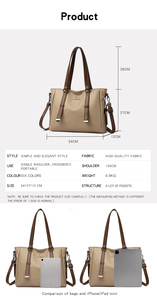 Bolsos de Lujo Nuevos para Mujer, Bolsos de Diseñador de Gran Capacidad, Bolso Cruzado de Hombro para Mujer, Bolso de Mano Casual de Cuero PU Personalizado - Product Image 3