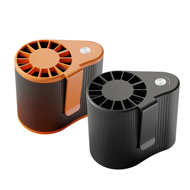 Waist Clip Mini Fan USB Rechargeable Electric Air Cooling Neck Fans Portable Hanging Waist Fan with Clip