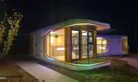 Maison capsule en structure acier, hôtel préfabriqué en conteneurs, mini-maison de luxe, maison mobile modulaire, maison au design moderne