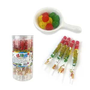 Hot selling mult-colored sweet 9pcs traffic light gummy candy for wholesale