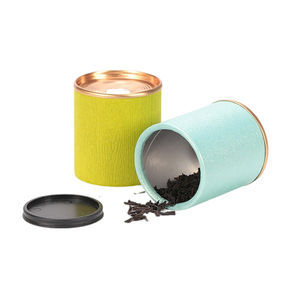 Mini caja de té portátil Easy-Pull Easy-Tear Sellado de papel Lata Embalaje Caddy de té universal de tamaño pequeño - Product Image 2