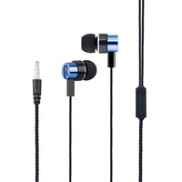 Earphone Cantell Harga Terjangkau Berkabel In-Ear dengan Mikrofon Handsfree, Headset Stereo 3.5mm, Kabel 1m