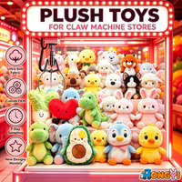 Plus de 30K styles de jouets en peluche de 8 pouces et poupées de dessin animé personnalisées pour les machines à griffes, commande en gros pour les acheteurs mondiaux