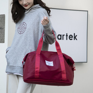 대용량 방수 확장 Oem 야외 접이식 캐리 주말 여행 더플 백 건조 습식 별도 피트니스 가방 - Product Image 4