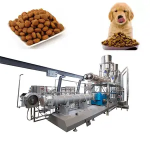 China Made Stainless Steel Automatic Pet Dog Food Extruder Making Processing Machine Line